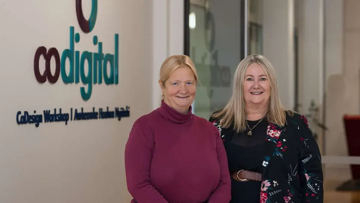 Regine deleu and janine doherty from codigital 2  1 (2)