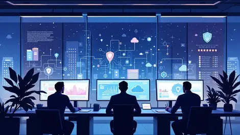 Msp operations center night cloud security monitoring ransomware