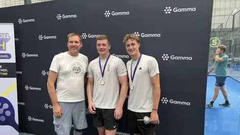 Gamma padel tournament raises GBP £1,430 for charities